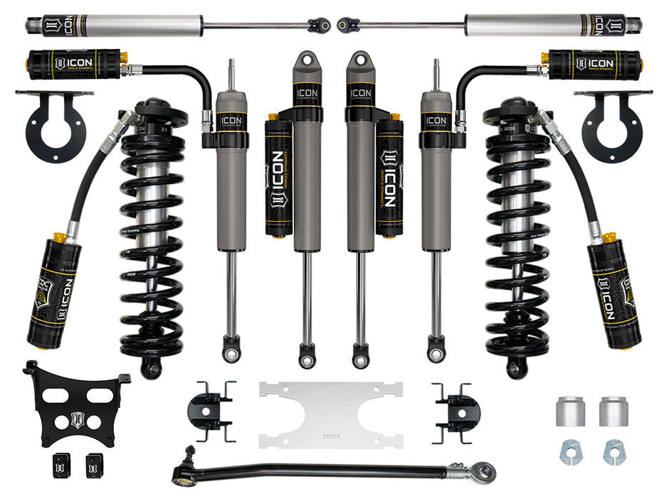 ICON 2023-2024 Ford F-250/F-350 Super Duty 4WD 2.5-3" Lift Stage 5 Coilover Conversion System