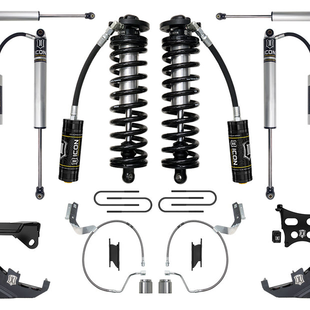 ICON 2023-2025 Ford F-250/F-350 Super Duty 4WD 4-5.5" Lift Stage 2 Coilover Conversion System W/ Expansion Packs