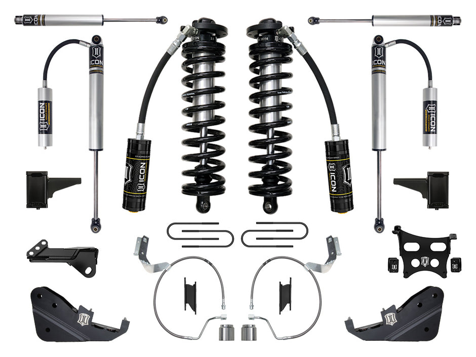 ICON 2023-2025 Ford F-250/F-350 Super Duty 4WD 4-5.5" Lift Stage 2 Coilover Conversion System