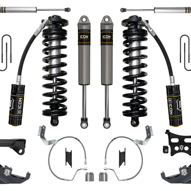 ICON 2023-2025 Ford F-250/F-350 Super Duty 4WD 4-5.5" Lift Stage 3 Coilover Conversion System W/ Expansion Packs