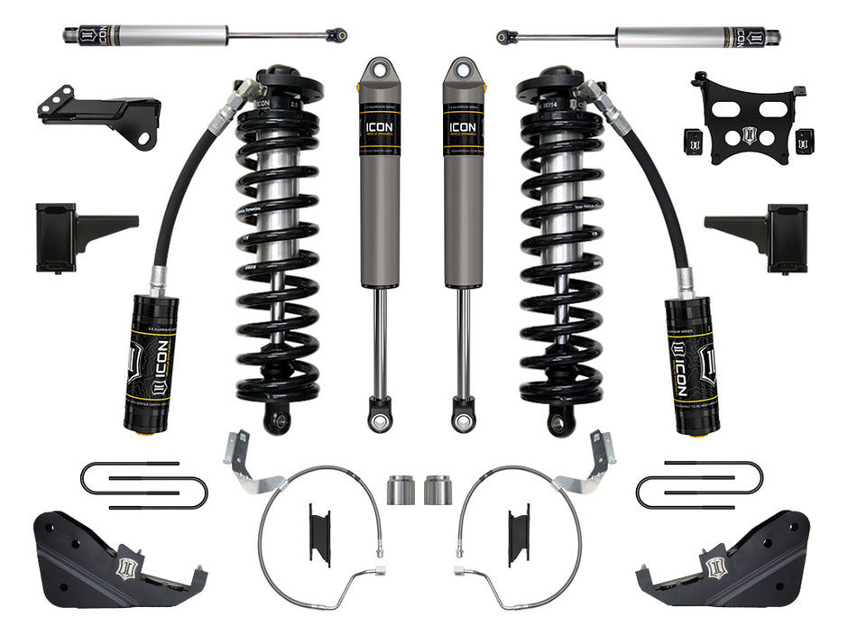 ICON 2023-2025 Ford F-250/F-350 Super Duty 4WD 4-5.5" Lift Stage 3 Coilover Conversion System