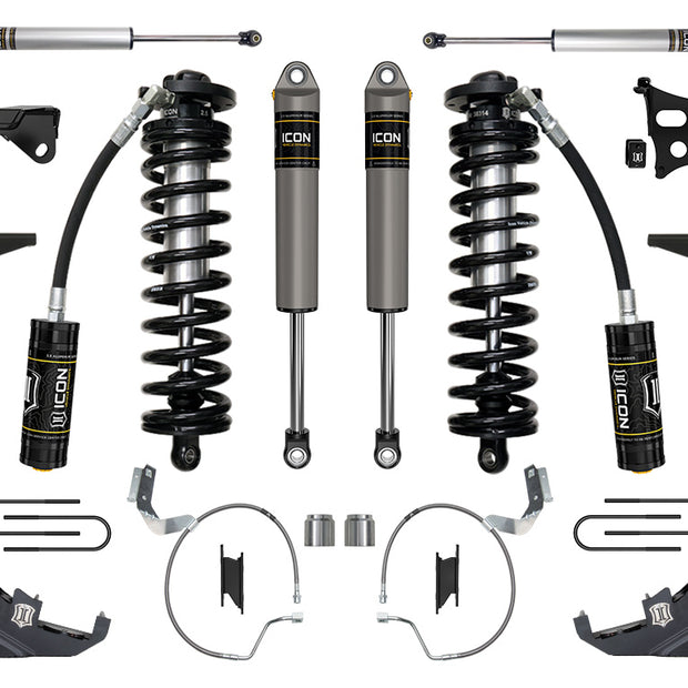 ICON 2023-2025 Ford F-250/F-350 Super Duty 4WD 4-5.5" Lift Stage 3 Coilover Conversion System