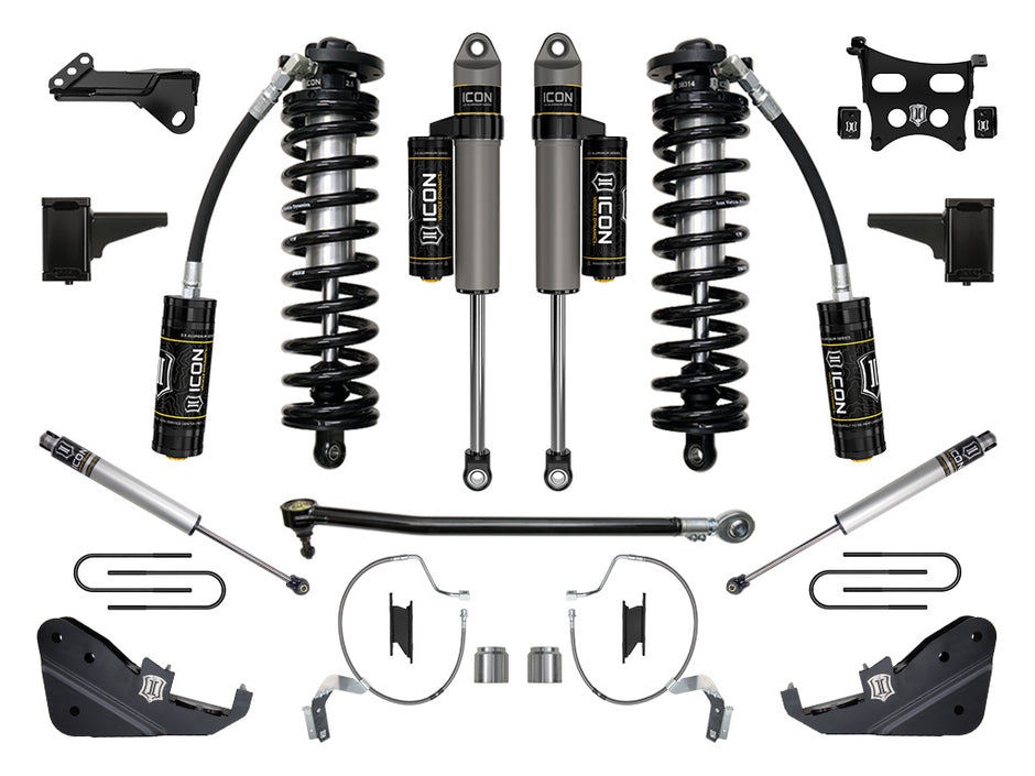 ICON 2023-2025 Ford F-250/F-350 Super Duty 4WD 4-5.5" Lift Stage 4 Coilover Conversion System