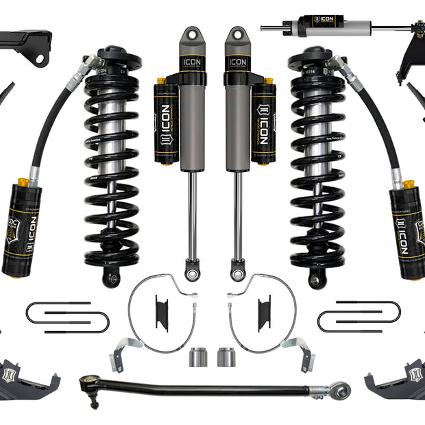 ICON 2023-2025 Ford F-250/F-350 Super Duty 4WD 4-5.5" Lift Stage 5 Coilover Conversion System W/ Expansion Packs