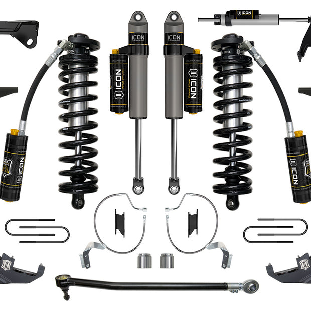 ICON 2023-2025 Ford F-250/F-350 Super Duty 4WD 4-5.5" Lift Stage 5 Coilover Conversion System