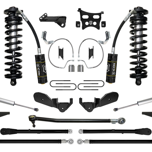 ICON 2023-2025 Ford F-250/F-350 Super Duty 4WD 4-5.5" Lift Stage 6 Coilover Conversion System