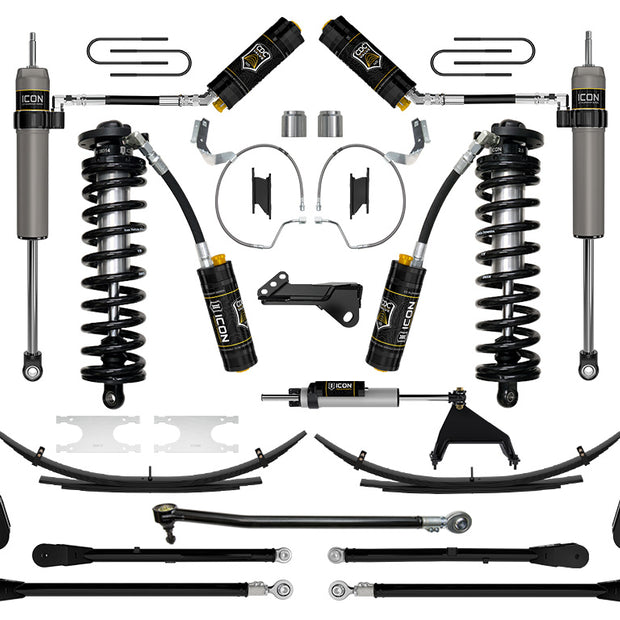 ICON 2023-2025 Ford F-250/F-350 Super Duty 4WD 4-5.5" Lift Stage 7 Coilover Conversion System W/ Expansion Packs