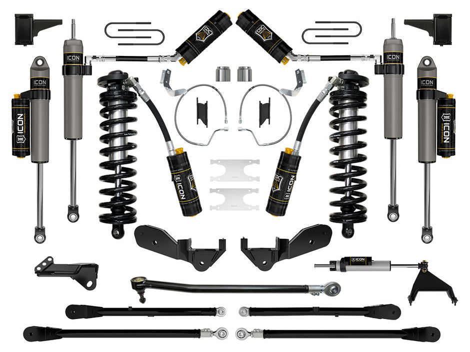 ICON 2023-2025 Ford F-250/F-350 Super Duty 4WD 4-5.5" Lift Stage 7 Coilover Conversion System