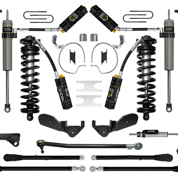 ICON 2023-2025 Ford F-250/F-350 Super Duty 4WD 4-5.5" Lift Stage 7 Coilover Conversion System