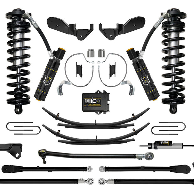 ICON 2023-2025 Ford F-250/F-350 Super Duty 4WD 4-5.5" Lift Stage 8 Coilover Conversion System W/ Expansion Packs