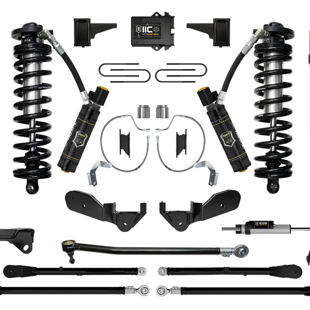 ICON 2023-2025 Ford F-250/F-350 Super Duty 4WD 4-5.5" Lift Stage 8 Coilover Conversion System