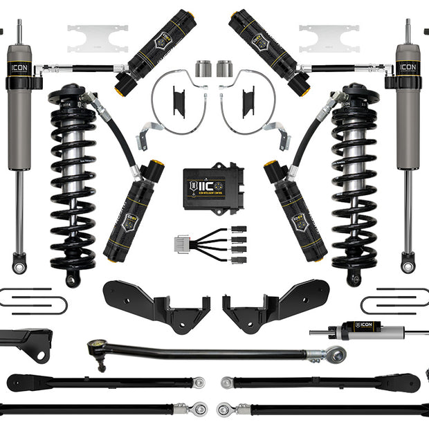 ICON 2023-2025 Ford F-250/F-350 Super Duty 4WD 4-5.5" Lift Stage 9 Coilover Conversion System