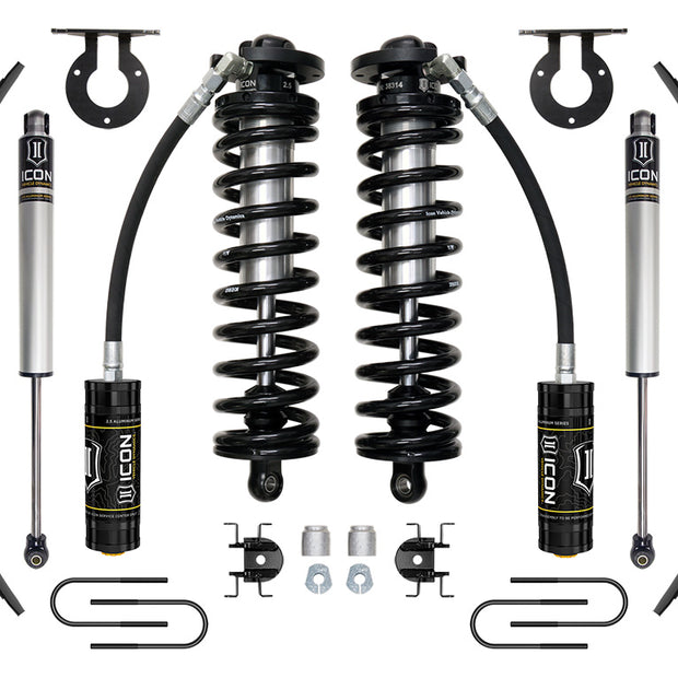 ICON 05-16 Ford F250/F350 2.5-3" Lift Stage 1 Coilover System W/ Leaf Springs