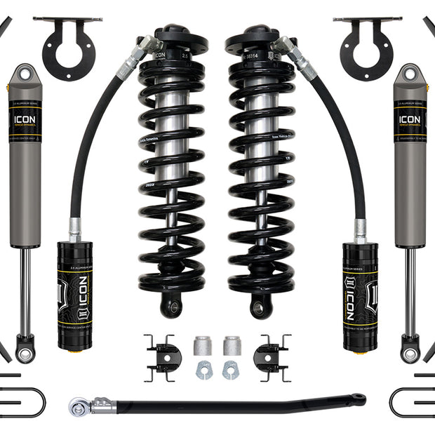 ICON 08-10 Ford F250/F350 2.5-3" Lift Stage 2 Coilover System W/ Leaf Springs