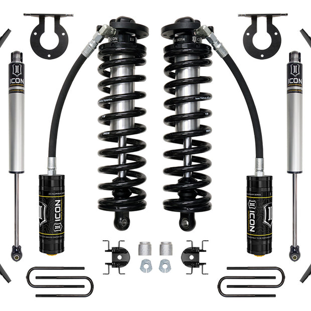 ICON 11-16 Ford F250/F350 2.5-3" Lift Stage 1 Coilover System W/ Leaf Springs