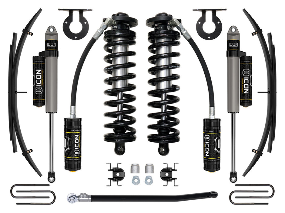 ICON 11-16 Ford F250/F350 2.5-3" Lift Stage 3 Coilover System W/ Leaf Springs