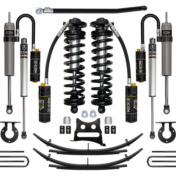 ICON 11-16 Ford F250/F350 2.5-3" Lift Stage 5 Coilover System W/ Leaf Springs
