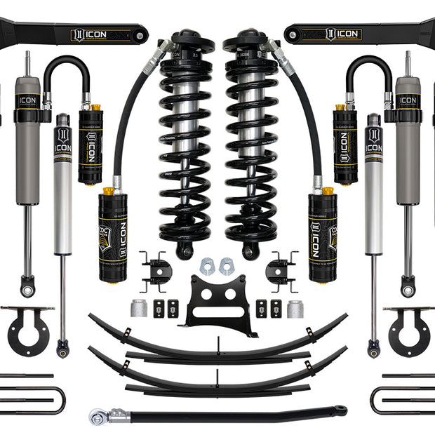 ICON 11-16 Ford F250/F350 2.5-3" Lift Stage 6 Coilover System W/ Leaf Springs