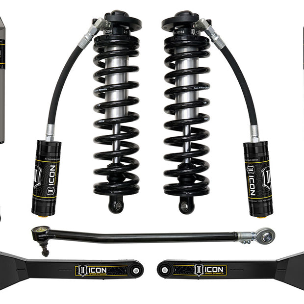 ICON 2023-2025 Ford F-250/F-350 Super Duty 4WD 2.5-3" Lift Stage 2 Coilover Conversion System W/ Radius Arms