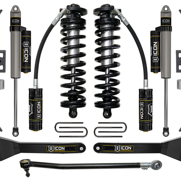 ICON 2023-2025 Ford F-250/F-350 Super Duty 4WD 2.5-3" Lift Stage 3 Coilover Conversion System W/ Radius Arms & Expansion Packs