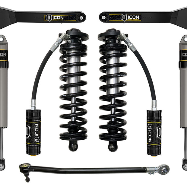 ICON 2023-2025 Ford F-250/F-350 Super Duty 4WD 2.5-3" Lift Stage 3 Coilover Conversion System W/ Radius Arms