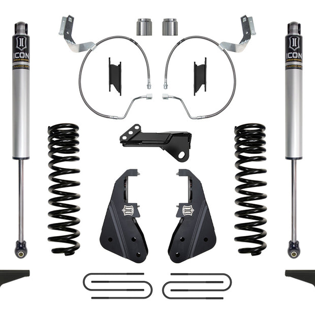 ICON 2023-2025 Ford F-250/F-350 Super Duty 4WD Gas 4.5" Lift Stage 1 Suspension System