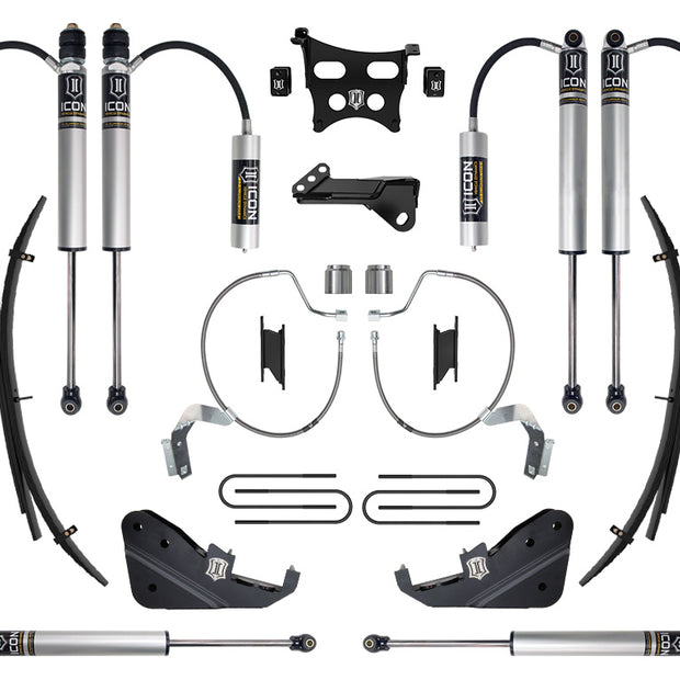 ICON 2023-2025 Ford F-250/F-350 Super Duty 4WD Gas 4.5" Lift Stage 2 Suspension System W/ Expansion Packs