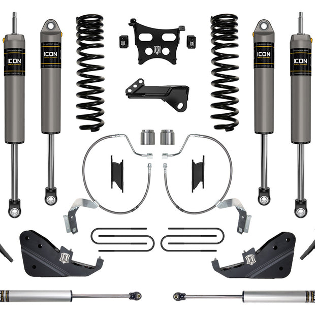 ICON 2023-2025 Ford F-250/F-350 Super Duty 4WD Gas 4.5" Lift Stage 3 Suspension System W/ Expansion Packs