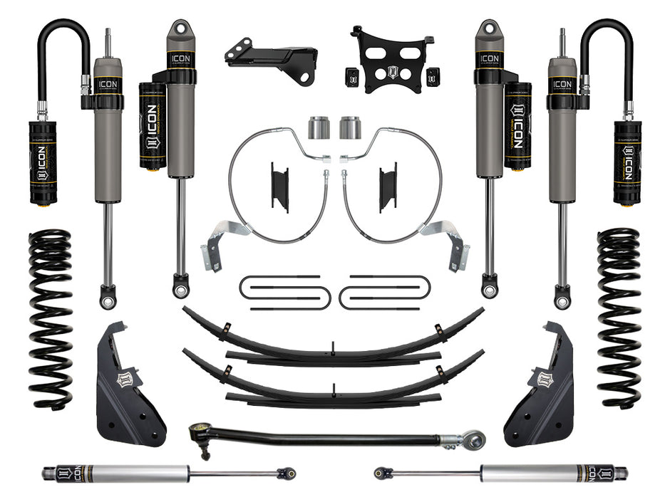 ICON 2023-2025 Ford F-250/F-350 Super Duty 4WD Gas 4.5" Lift Stage 4 Suspension System W/ Expansion Packs