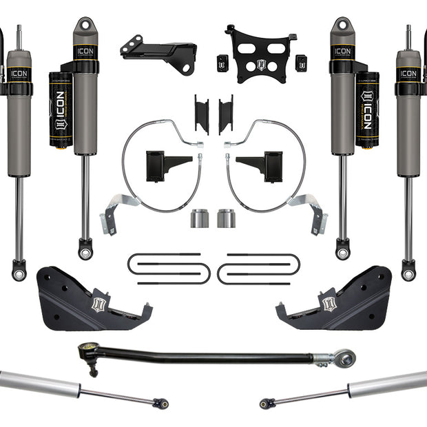 ICON 2023-2025 Ford F-250/F-350 Super Duty 4WD Gas 4.5" Lift Stage 4 Suspension System