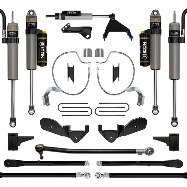 ICON 2023-2025 Ford F-250/F-350 Super Duty 4WD Gas 4.5" Lift Stage 7 Suspension System