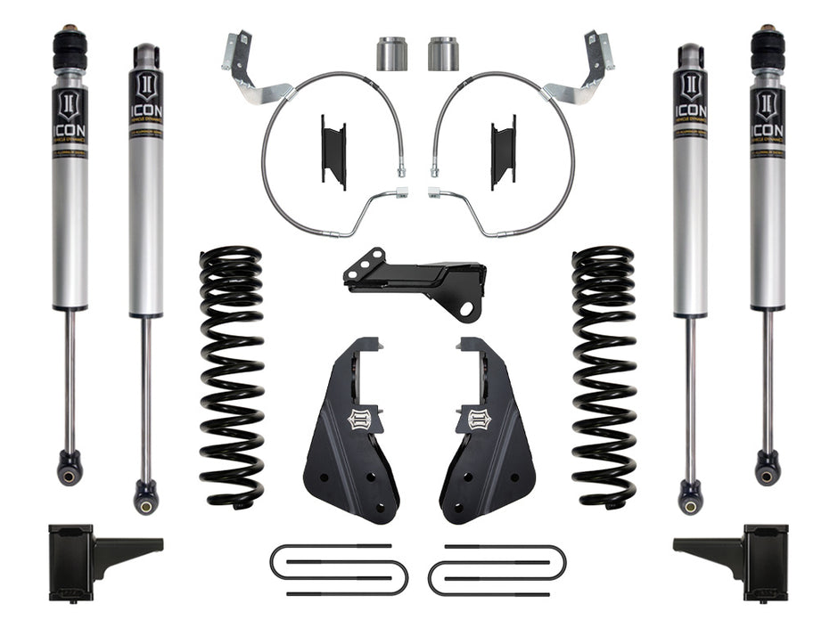 ICON 2023-2025 Ford F-250/F-350 Super Duty 4WD Diesel 4.5" Lift Stage 1 Suspension System