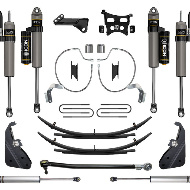 ICON 2023-2025 Ford F-250/F-350 Super Duty 4WD Diesel 4.5" Lift Stage 4 Suspension System W/ Expansion Packs