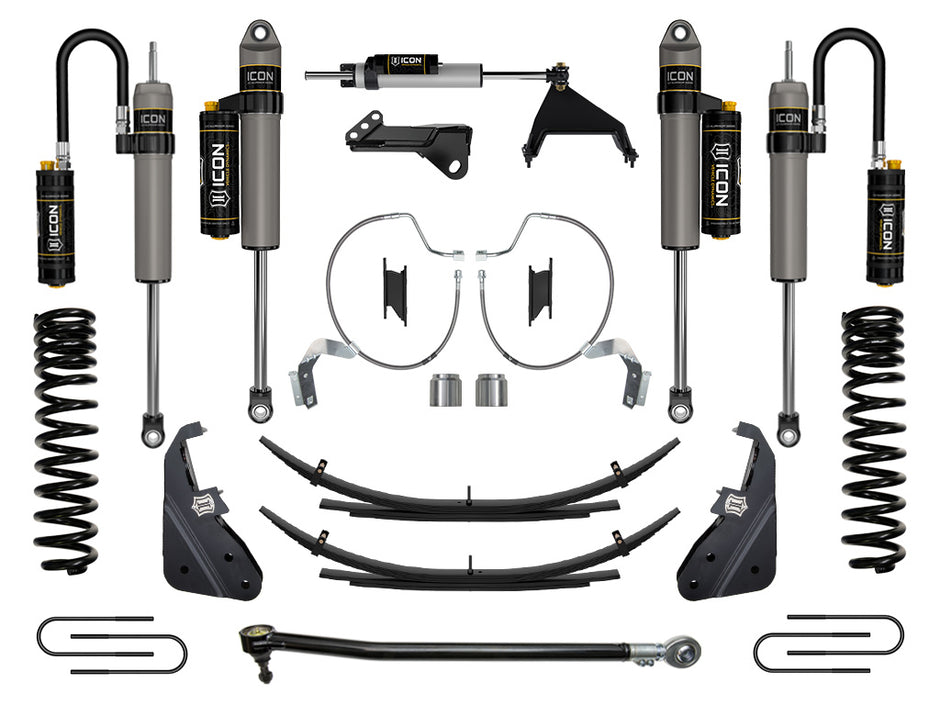 ICON 2023-2025 Ford F-250/F-350 Super Duty 4WD Diesel 4.5" Lift Stage 5 Suspension System W/ Expansion Packs