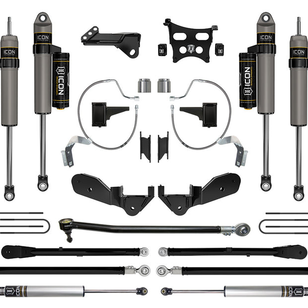 ICON 2023-2025 Ford F-250/F-350 Super Duty 4WD Diesel 4.5" Lift Stage 6 Suspension System