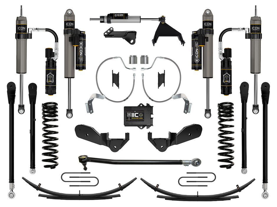 ICON 2023-2025 Ford F-250/F-350 Super Duty 4WD Diesel 4.5" Lift Stage 8 Suspension System W/ Expansion Packs
