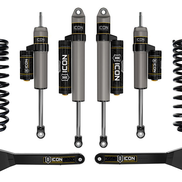 ICON 2023-2025 Ford F-250/F-350 Super Duty 4WD Gas 2.5" Lift Stage 2 Suspension System W/ Radius Arms