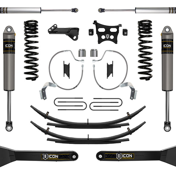 ICON 2023-2025 Ford F-250/F-350 Super Duty 4WD Diesel 4.5" Lift Stage 3 Suspension System W/ Radius Arms & Expansion Packs