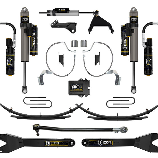 ICON 2023-2025 Ford F-250/F-350 Super Duty 4WD Diesel 4.5" Lift Stage 8 Suspension System W/ Radius Arms & Expansion Packs