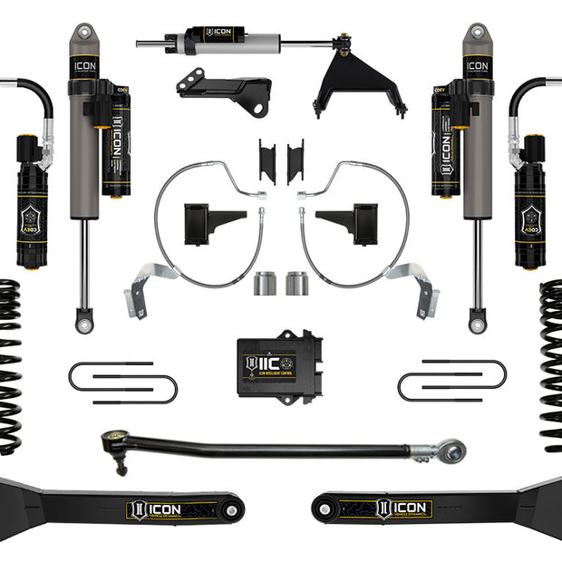 ICON 2023-2025 Ford F-250/F-350 Super Duty 4WD Diesel 4.5" Lift Stage 8 Suspension System W/ Radius Arms