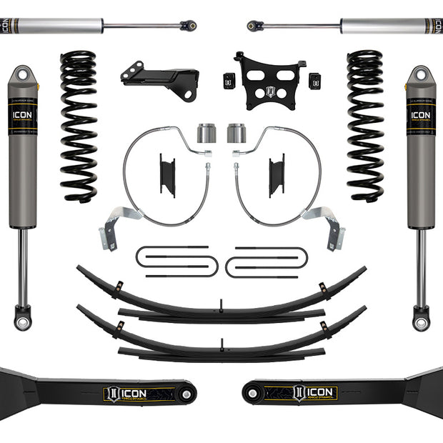 ICON 2023-2025 Ford F-250/F-350 Super Duty 4WD Gas 4.5" Lift Stage 3 Suspension System W/ Radius Arms & Expansion Packs