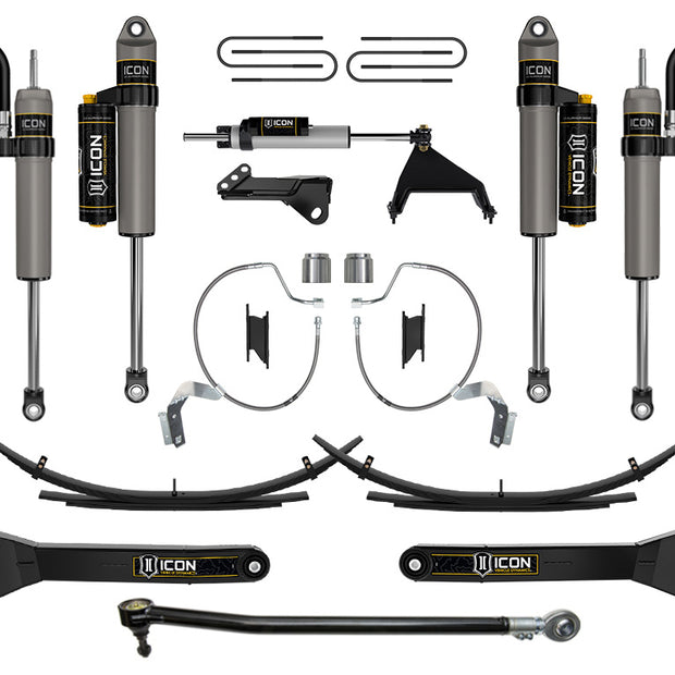 ICON 2023-2025 Ford F-250/F-350 Super Duty 4WD Gas 4.5" Lift Stage 5 Suspension System W/ Radius Arms & Expansion Packs