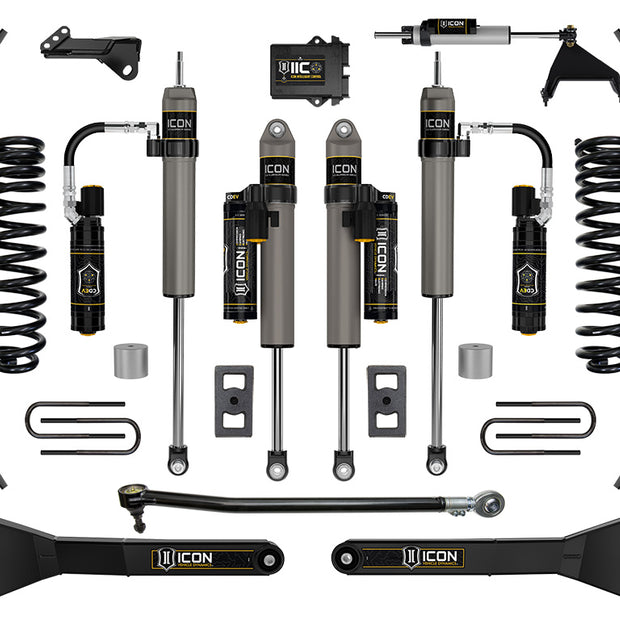 ICON 2023-2025 Ford F-250/F-350 Super Duty 4WD Gas 2.5" Lift Stage 6 Suspension System W/ Radius Arms And Expansion Packs
