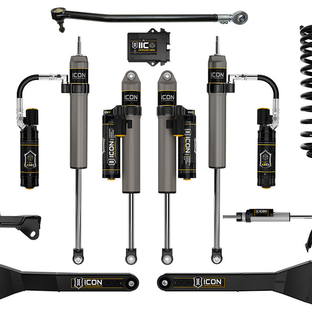 ICON 2023-2025 Ford F-250/F-350 Super Duty 4WD Gas 2.5" Lift Stage 6 Suspension System W/ Radius Arms