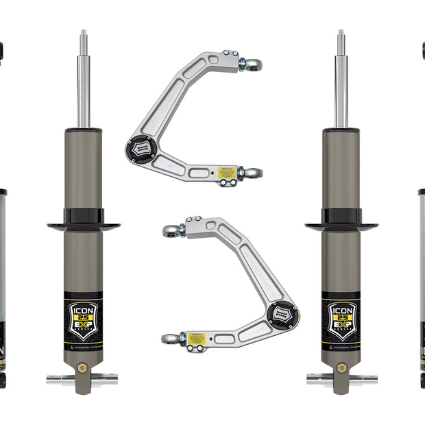 ICON 19-23 GM 1500 2.375-3.75" Lift Stage 2 EXP Suspension System Billet