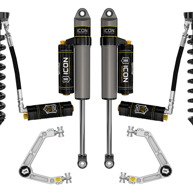 ICON 2023-2024 Chevrolet Colorado WT LT & Z71 1.75-2.5" Lift Stage 5 Suspension System W/ Billet Upper Control Arms