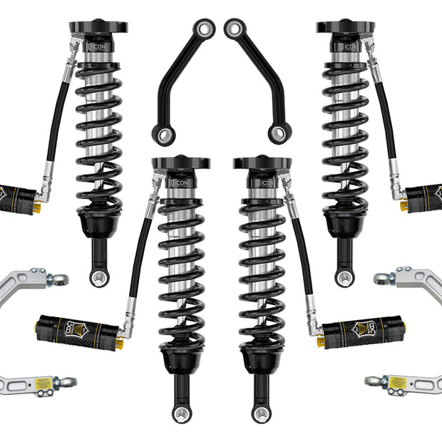 ICON 2021-2023 Chevrolet Tahoe & Suburban/2021-2023 GMC Yukon & Yukon XL 2.5-3.25" Lift Stage 4 Suspension System Billet UCA