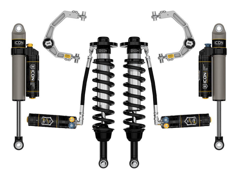 ICON 2021-2024 Ford F-150 4WD 2.75-3.5" Lift Stage 4 Suspension System Billet CDXS