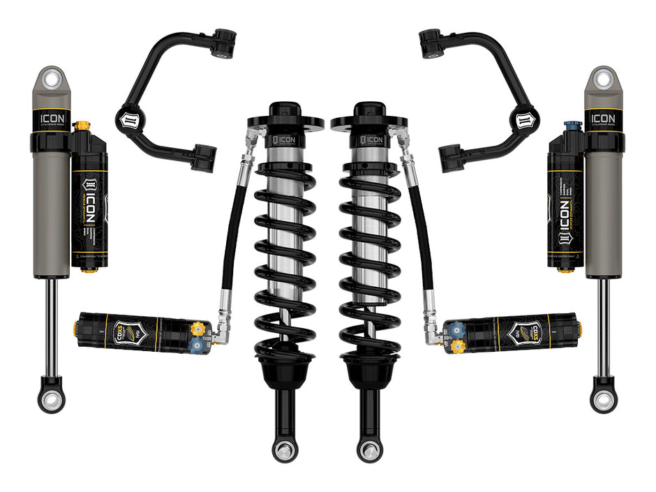 ICON 2021-2024 Ford F-150 4WD 2.75-3.5" Lift Stage 4 Suspension System Tubular CDXS