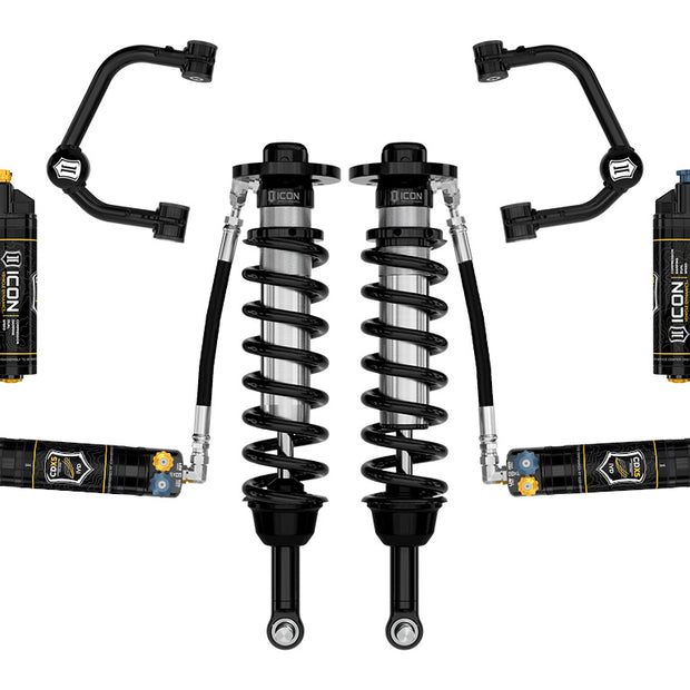 ICON 2021-2024 Ford F-150 4WD 2.75-3.5" Lift Stage 4 Suspension System Tubular CDXS